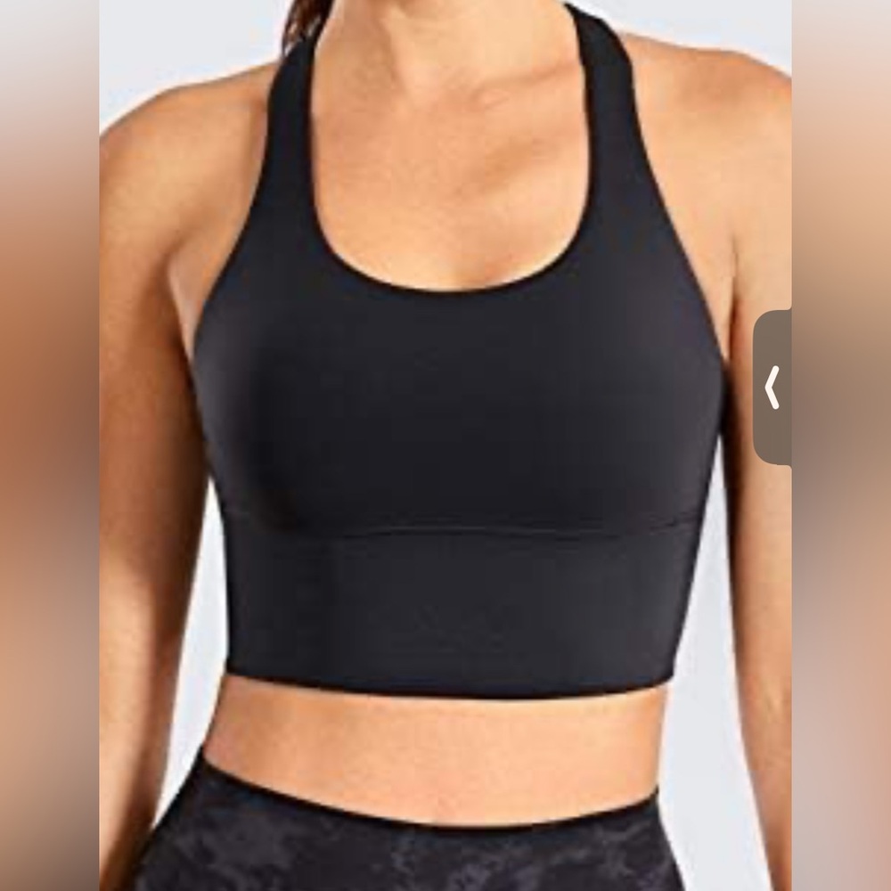Crazy yoga Women's Black Sports Bra